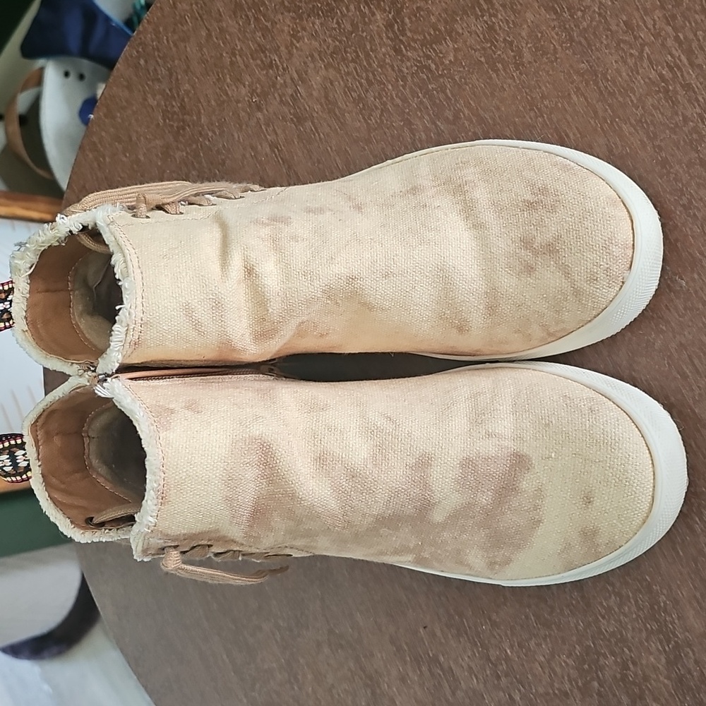 VERY G Casual Canvas Hightop Sneaker Boots